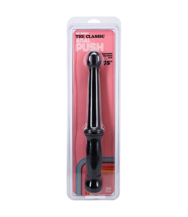 Doc Johnson Doc Johnson PVC Anal Probe Flexibele Dildo 31,5 cm Zwart Wit