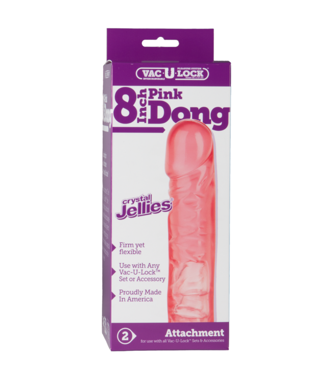 Doc Johnson Crystal Jelly Dildo 19,3 cm – Sicher und rutschfest für dein Vergnügen
