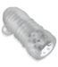 Hunkyjunk JACKT Nubby Ribbed Stroker – Intense Pleasure in Clear Ice Silicone