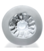 Hunkyjunk JACKT Nubby Ribbed Stroker – Intense Pleasure in Clear Ice Silicone