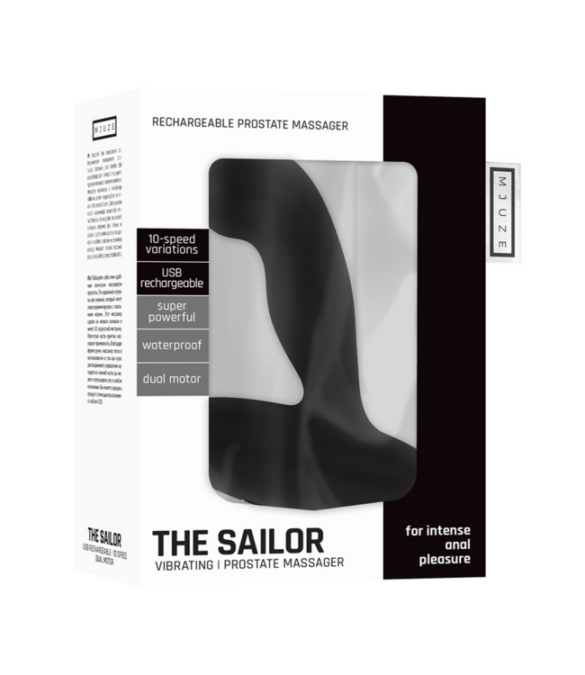 Mjuze by Shots The Sailor: 10-Speed Silicone Prostate Stimulator with Remote Control