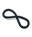 PerfectFitBrand Silicone Hefty Adjustable Cock Ring - Comfort & Versatility Black 3.5cm