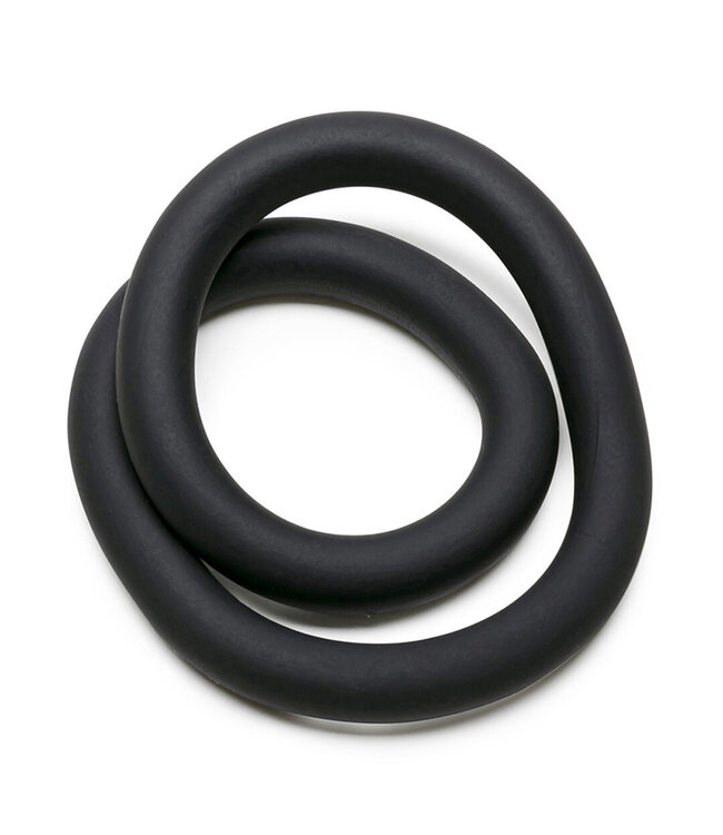 PerfectFitBrand PerfectFitBrand Silicone Verstelbare Cockring 3,5 cm Zwart Comfort