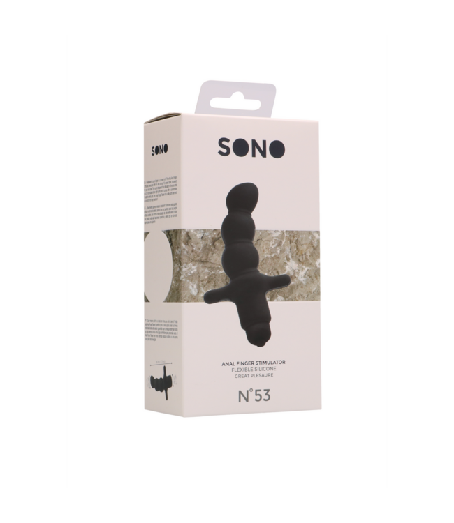 Sono Sono Anaal Vingerstimulator Met 10 Snelheden En Ergonomische Siliconestructuur