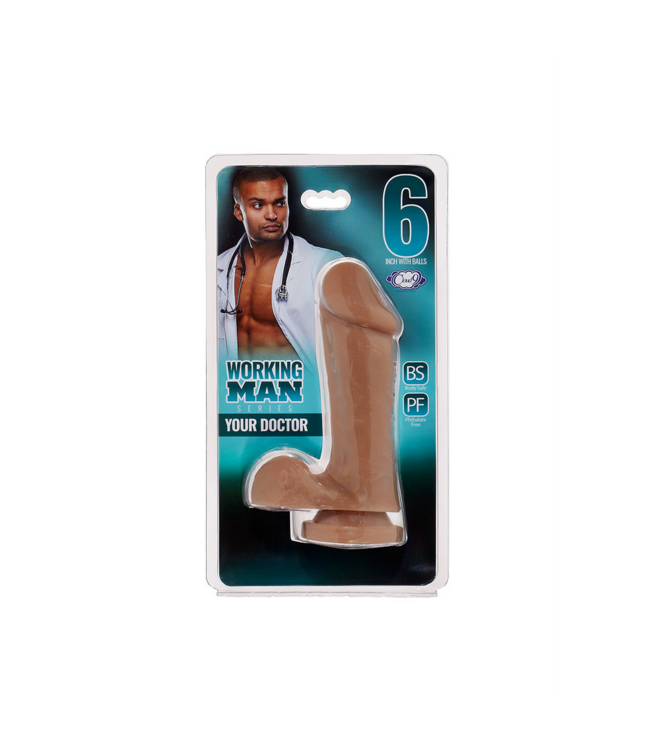 Cloud 9 Realistic 15 cm Doctor Dildo - Safe PVC with Suction Cup Base