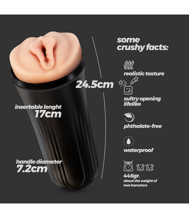 Crushious Prixus Ultra-Realistic Stroker - Intense Sensations & Easy Care