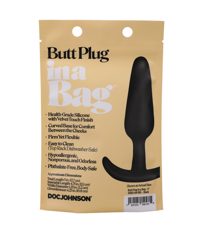 Doc Johnson Tapered Butt Plug 12.7 cm - Elevate Your Anal Experience Safely