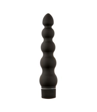 Doc Johnson Black Magic Geribbelde Vibe 18 cm | Waterdichte Stilte Vibrator