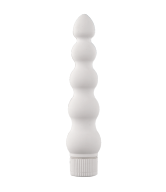 Doc Johnson Velvet Touch 7 Ribbed Multi-Speed Vibrator Wit – Waterdicht & Stil