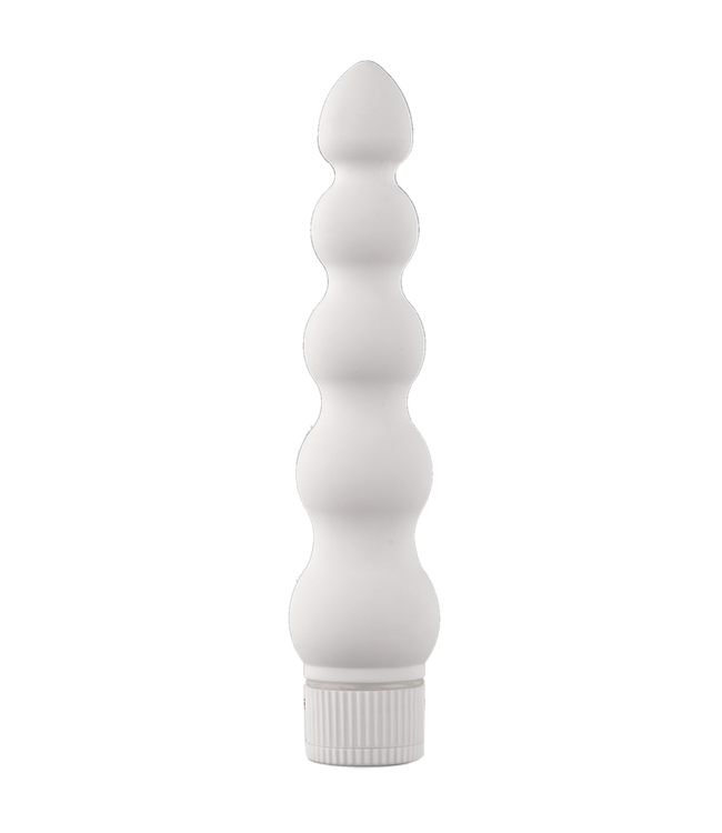 Doc Johnson Velvet Touch 7 Ribbed Multi-Speed Vibrator Wit – Waterdicht & Stil