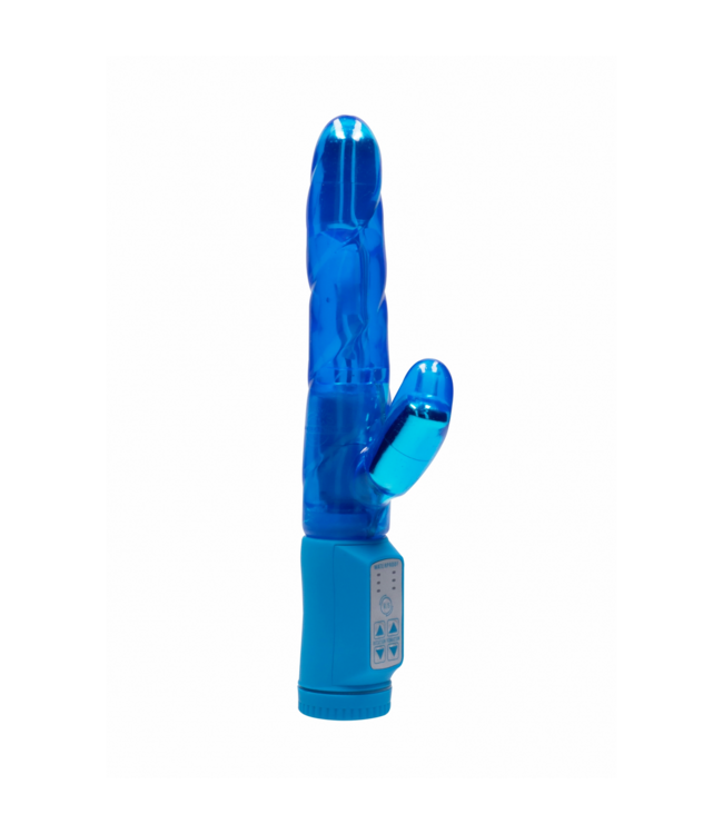 Doc Johnson Flexibele Nr. 48 Rabbit Vibrator Met Instelbare Rotatie En Waterdicht Design