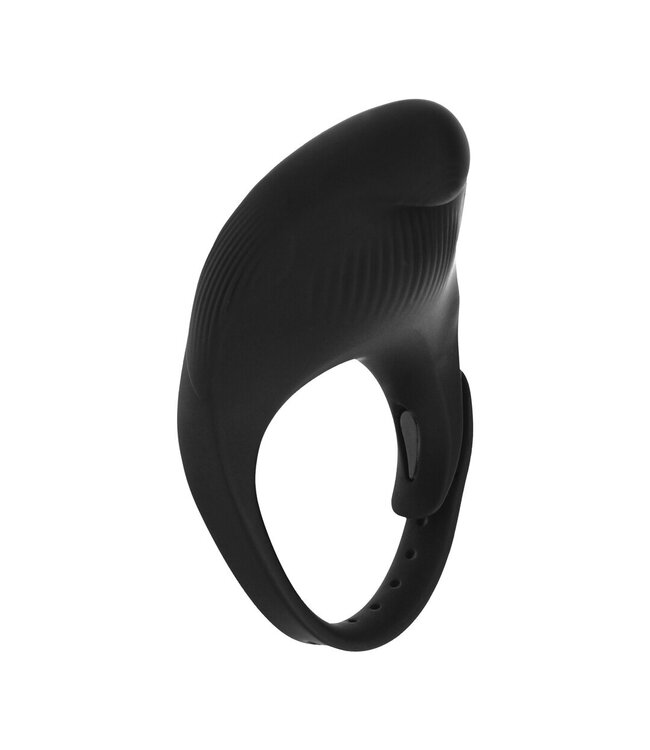 Levelz LEVELZ Adjustable Silicone Vibrating Cock Ring - Black Delight