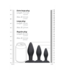 Ouch! Silky Silicone Apex Butt Plug Set – 10 cm of Ultimate Anal Pleasure