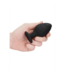 Ouch! Twisted Black Silicone Butt Plug Set - 10cm Comfort & Safety