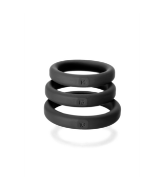 PerfectFitBrand PerfectFitBrand Siliconen Cockring Set 3 Maten S/M Voor Optimale Pasvorm