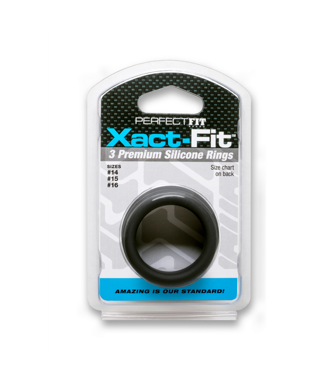 PerfectFitBrand Xact-Fit Cockring Set - Versatile Sizes for Perfect Comfort and Fit
