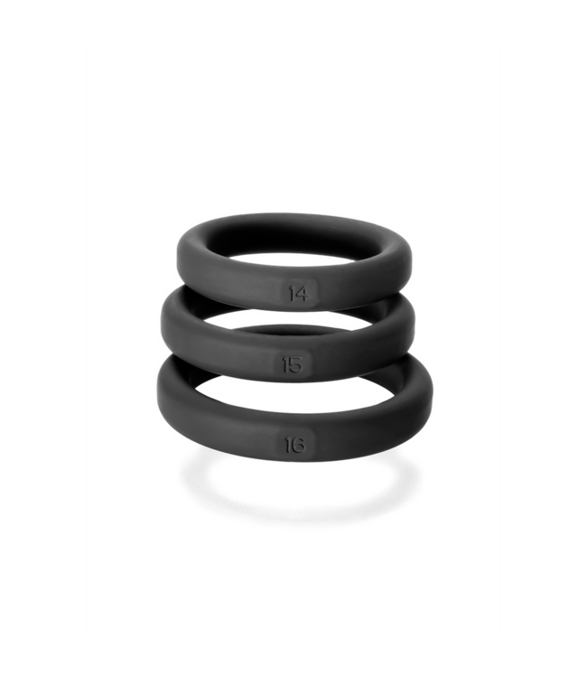 PerfectFitBrand Xact-Fit Cockring Set S/M – 3 Größen für perfekte Passform und Vielseitigkeit