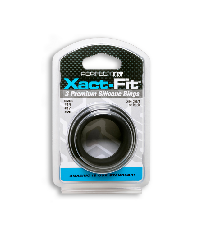 PerfectFitBrand Xact-Fit Cockring-Set S/M/L – Luxuriöse Passform für maximalen Komfort