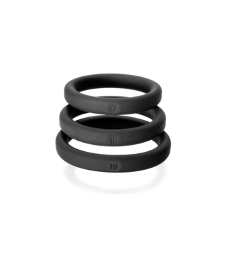 PerfectFitBrand Xact-Fit Cockring Set M/L | 3-Ring-Kits für perfekte Passform
