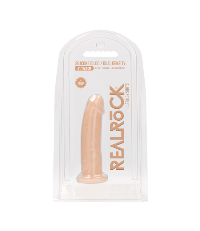 RealRock REALROCK Silikon-Dildo 15 cm – flexibel, realistisch & mit Saugnapf