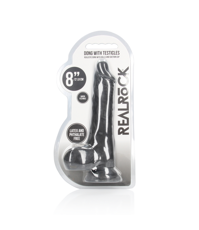 RealRock Realistische Dildo 16 cm Met Zijdezachte TPE En Zuignap, Inclusief Testikels