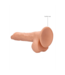 RealRock RealRock 16 cm Dildo with Testicles - Lifelike Sensation & Suction Cup