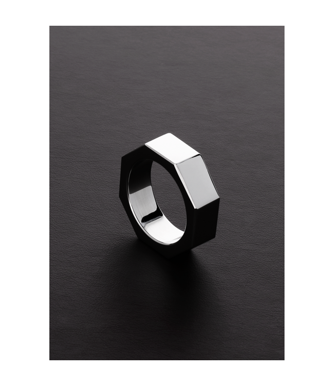Steel by Shots Luxury Stainless Steel NUT Cock Ring - Durable Erection Enhancer 5.6 cm