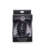 XR Brands XR Brands Ribbel Hollow Plug 8,1 cm - Geribbelde Siliconen Holle Buttplug