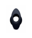 XR Brands XR Brands Ribbel Hollow Plug 8,1 cm - Geribbelde Siliconen Holle Buttplug