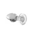 XR Brands Glazen Glow-In-The-Dark Anaalplug Klein 7,3 cm Van Duurzaam Borosilicaat