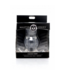 XR Brands Clear View Medium Hollow Anal Plug - 9.1 cm Transparent Pleasure Toy