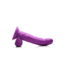 XR Brands Flexibele Realistische Dildo 21,5 cm Met Zuignap En Ballen Paars