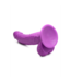 XR Brands Flexibele Realistische Dildo 21,5 cm Met Zuignap En Ballen Paars