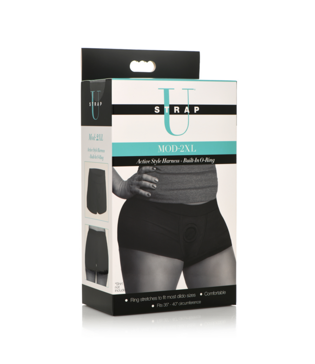 XR Brands XR Brands Comfort Fit Strap-On Boxer 12 cm XXL – Ademend & Functioneel
