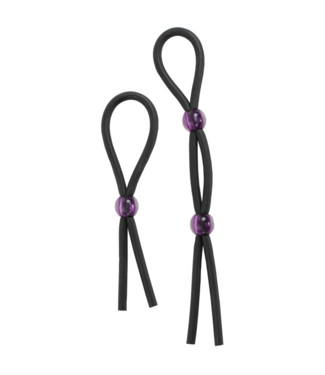 Doc Johnson Silicone Cock Ties - Comfort & Pleasure Rings for Lasting Erctions