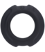 Doc Johnson Flexisteel 35mm Black Cock Ring - Durable, Stylish & Comfortable