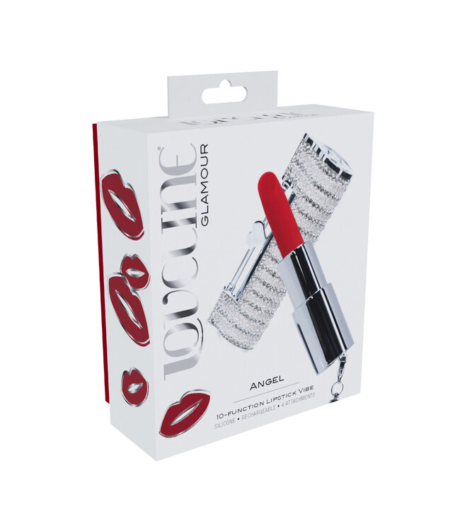Loveline Loveline Lipstick Vibrator Met 4 Verwisselbare Siliconen Opzetstukken In Luxe Koffer