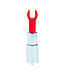 Loveline Loveline Lipstick Vibrator Blauw Met Twee Siliconen Koppen En Ketting
