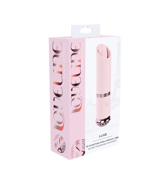 Loveline Loveline Mini Vibrator Lippenstift Roze Met 10 Vibratiefuncties En Waterdicht Design