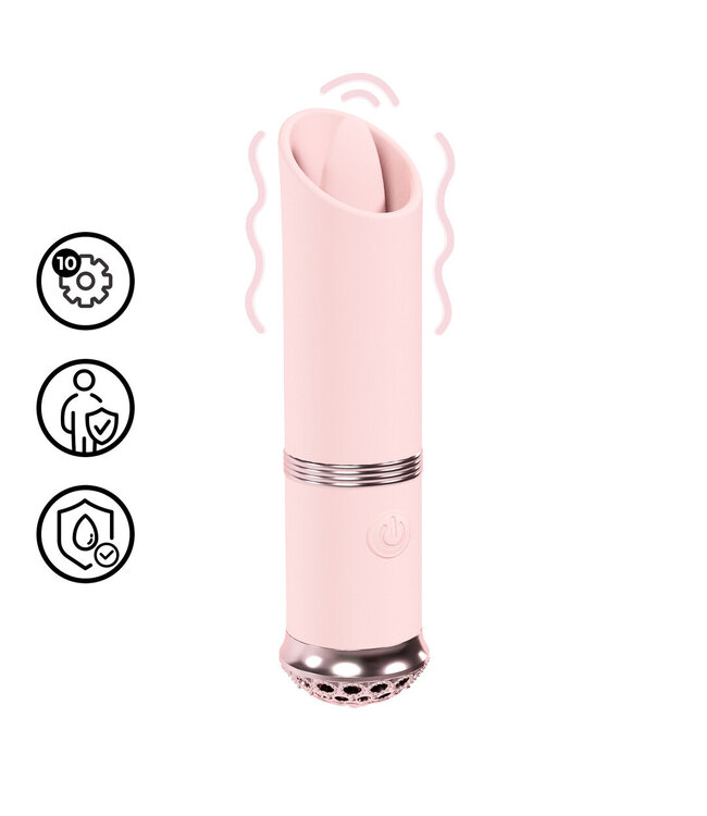 Loveline Luxus Mini Lippenstift Vibe Pink – Elegant & Wasserdicht mit 10 Funktionen
