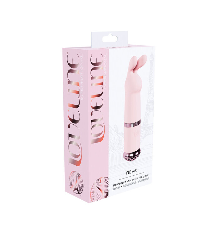 Loveline Loveline Rêve Mini Rabbit Vibe Roze – Waterdichte, Stille Siliconen Vibrator