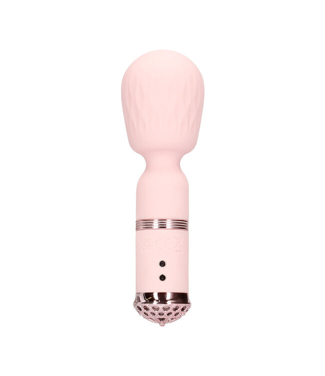 Loveline Loveline Velours Mini Wand Roze Met 10 Functies En Waterdichte F1-Motor