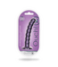 Ouch! Siliconen Beaded G-Spot Dildo 16,5x5,3 cm Met Strong Suction Metallic Paars
