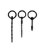 Ouch! OUCH! Urethral Sound Plug Set - Safe Silicone Stimulators for BDSM Fun