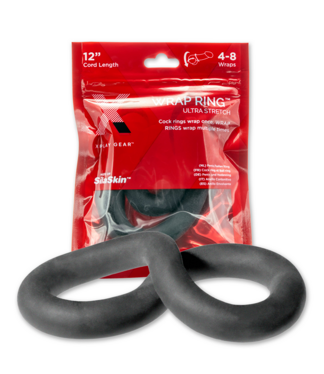 PerfectFitBrand XPlay Gear Ultra Wrap Cockring 30cm - Comfort & Control Silicone