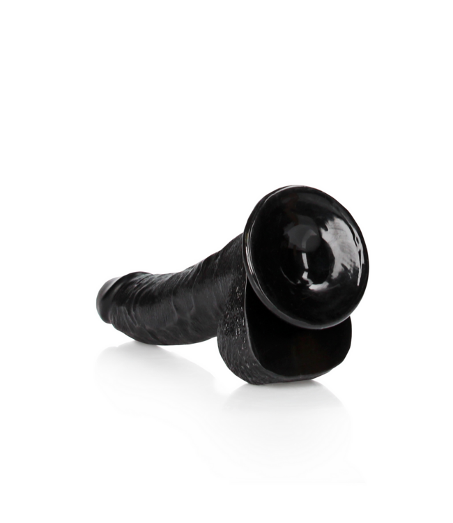 RealRock RealRock Gebogener Dildo 9,8 cm mit Saugnapf für G-Punkt-Stimulation