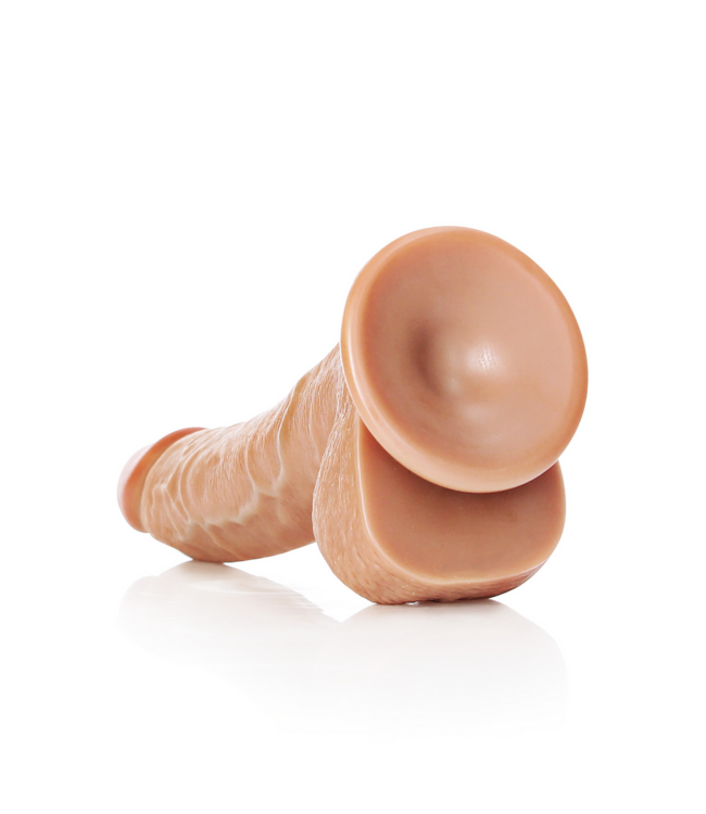 RealRock RealRock Dildo 9,8 cm - Gebogen mit Saugnapf für G-Punkt-Stimulation
