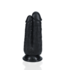 RealRock RealRock 6,4 cm Zwarte Realistische Dildo Met Zuignap En Harnascompatible