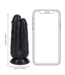 RealRock RealRock 6.4 cm Black Dual Dildo - Realistic Feel & Suction Cup