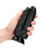 RealRock RealRock Zwei-in-Eins-Dildo 6,4 cm Schwarz – Intense Empfindungen